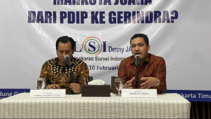 Survei LSI Denny JA Sepekan Jelang Pemilu: Gerindra Berpeluang Geser PDIP Sebagai Pemenang Pemilu 2024