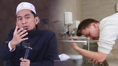 Suami Istri Sudah Wudhu Tak Sengaja Bersentuhan, Apakah Wudhunya Batal? Ternyata Ustaz Adi Hidayat Bilang Hukumnya…