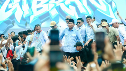 Pidato di Kampanye Akbar Pilpres 2024, Prabowo : Kemenangan Sudah di Hadapan Kita