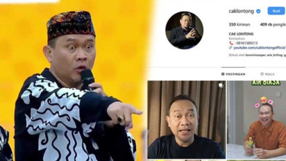 Akun Instagram Cak Lontong Digeruduk Netizen Akibat Ngamuk di Acara Kampanye Ganjar-Mahfud di Banyuwangi