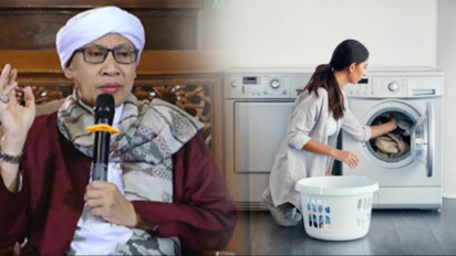Kalau Baju yang Kena Najis Bolehkah Dibersihkan dengan Mesin Cuci? Buya Yahya Bilang Sesuai Syariat Islam Caranya…