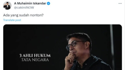 Muhaimin Cuitkan Ada Yang Sudah Nonton Dirty Vote? Netizen Kompak Ingatkan Masa Tenang