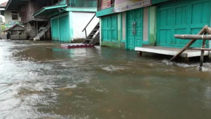 Hampir 2 Bulan Banjir Masih Merendam Wilayah Musi Banyuasin