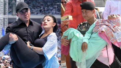 Sama-sama Bopong Wanita Pingsan, Kompol Syarif Sindir Mayor Teddy: Kok Agak Laen Ya