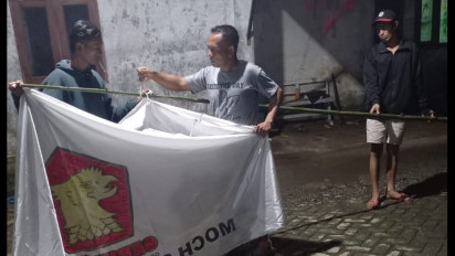 Dukung Masa Tenang, APK Tertinggal Dibersihkan