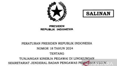 Jokowi Terbitkan Perpres Naikkan Tunjangan Pegawai Setjen Bawaslu, Nominalnya Mulai Rp1,9 Juta Hingga Rp29 Juta