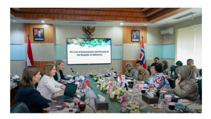 Menteri LHK Dan Dubes Norwegia untuk Indonesia Awali Proses Kontribusi Berbasis Hasil Tahap Keempat Atas Pengurangan Emisi