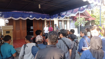 Nyoblos di TPS 106 Sambilegi Lor, Ini Situasi Terkini di Kediaman Mahfud MD di Sleman Yogyakarta