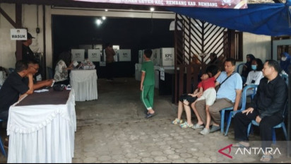 Ketua PBNU dan Menteri Agama akan Mencoblos di TPS 05 Leteh, Mulai Dipadati Pemilih