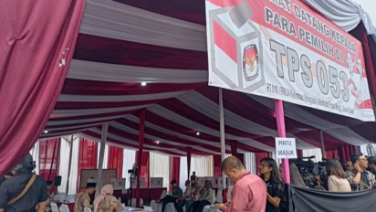 Megawati Nyoblos di TPS 53 Kebagusan, Setelah Itu Bakal Melakukan Ini...