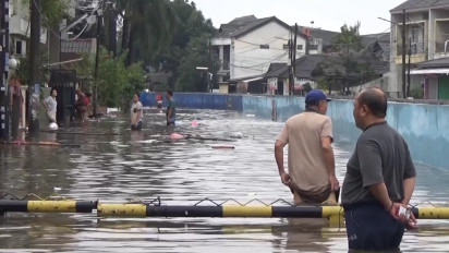 Warga Perumahan Pondok Maharta Kebingungan Ikut Pencoblosan Pemilu 2024 Usai Wilayahnya Terendam Banjir