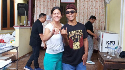 Kaka Slank Nyoblos Berharap Pendidikan Gratis pada Pemilu 2024