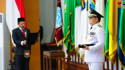 Resmi Jabat Pj. Gubernur Jatim, Adhy Karyono Siap Tancap Gas Tingkatkan Capaian Pembangunan Jatim