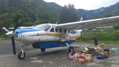 Detik-detik KKB Tembak Pesawat Asean Air saat Mendarat di Beoga