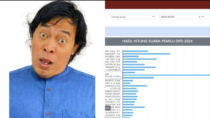 Banjir Dukungan dari Rekan Sesama Artis untuk Komeng Usai Puncaki Perolehan Suara DPD Jabar Versi Real Count KPU: Selamat Bang!