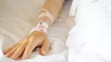 Ilustrasi pasien sedang sakit.