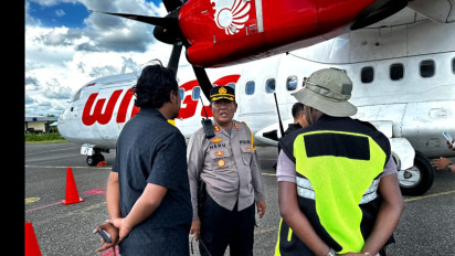 Pesawat Wings Air Ditembak saat Mendarat di Bandara Nop Goliat Dekai Papua, Personel Gabungan Buru Pelaku