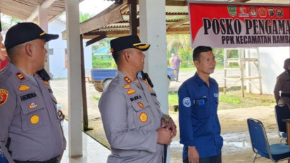 Cegah Kerusuhan Pleno, PPK Wilayah Rokan Hulu Dijaga Ketat Petugas Gabungan