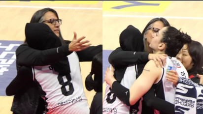 Momen Kehangatan Ibunda Gia Memeluk Megawati Hangestri Menuai Reaksi Netizen, Katanya ..