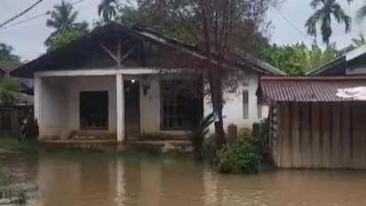 Update Kondisi Banjir di Kabupaten Bungo, 485 Rumah Terendam Ribuan Jiwa Terdampak