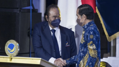 Mendadak Bertemu di Istana, Jokowi-Surya Paloh Ternyata Bicarakan Dinamika Politik hingga Pemilu