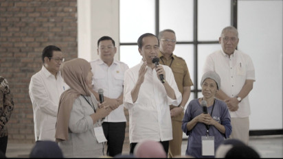 Wali Kota Benyamin Dampingi Presiden Jokowi Serahkan Bantuan Pangan di Tangsel