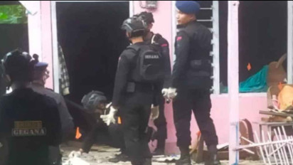 Rumah Ketua KPPS di Pamekasan Dilempar Bahan Peledak