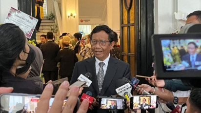 Begini Reaksi Mahfud MD Tahu Hadi Tjahjanto akan Dilantik Jadi Menko Polhukam