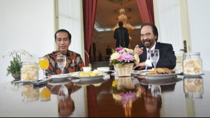 Pengamat Menduga Pertemuan Jokowi-Surya Paloh Bahas Hak Angket Bansos Pilpres 2024