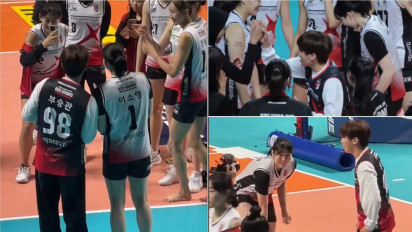 Wow, Anggota Boyband K Pop Terkenal Sengaja Turun ke Lapangan Hampiri Megawati Hangestri, Lalu Perlihatkan Gestur Ini