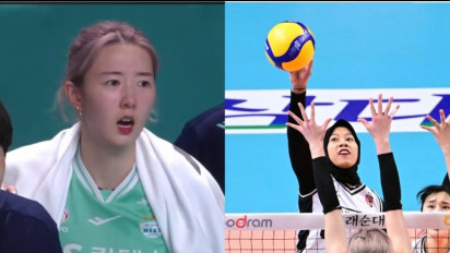 Ekspresi Melongo Atlet Voli Cantik Ini jadi Sorotan saat Melihat Smash Petir Megawati Hangetri, Ternyata Sosoknya Pernah ..