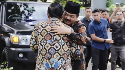 Mahfud MD Terima Kunjungan Hadi Tjahjanto, Minta Wejangan sebagai Menko Polhukam