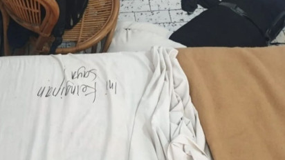 Mayat Pria Terikat Lakban Hitam Ditemukan di Hotel Cipanas Cianjur, Ada Tulisan 'Ini Keinginan Saya' di Kain Putih