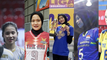 Tak Disangka, Atlet-atlet Voli Cantik ini Ternyata Berstatus sebagai Anggota TNI, Ada Bidadari Lapangan Favoritmu?