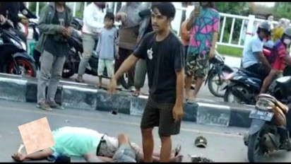 Satu Orang Tewas Dalam Tabrakan Motor dan Truk Kontainer di Jembatan Teluk Kendari