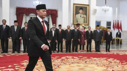 AHY Terima Curhat Ma'ruf Amin Kasus  Penyerobotan Lahan Warga oleh Pengembang