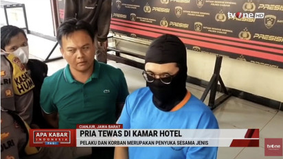 Tak Bisa Memuaskan Hasrat Seksualnya, Pria Penyuka Sesama Jenis Habisi Nyawa Pasangannya di Hotel Cipanas