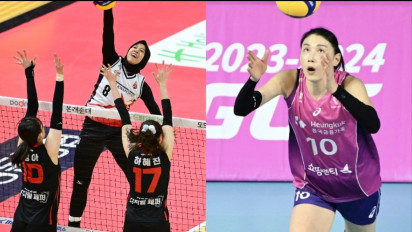 Amukan Ratu Voli Korea Tak Terbendung Usai Kalah dari Megawati Hangestri, Ekspresi Wajahnya Tuai Sorotan karena Kirim Gestur Ini