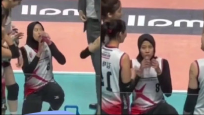 Inikah Pengaruh Luar Biasa Megawati Hangestri di Korea? Pemandu Sorak Red Sparks ini Tiru Cara Minum Megatron