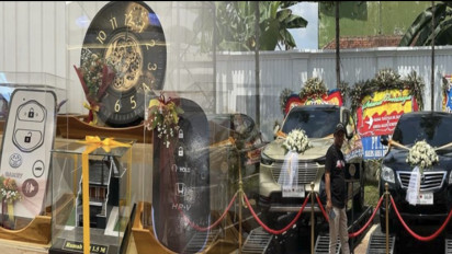 Tak Hanya Viral Beri Mahar Rp5,5 Miliar, Pernikahan di Sukabumi Juga Dapat Karangan Bunga dari Presiden