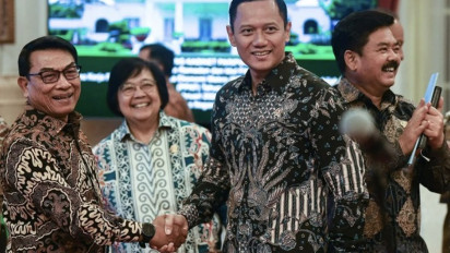 Momen Moeldoko dan AHY Jabat Tangan di Istana Jadi Perhatian, Moeldoko: Ini kan Biasa Saja