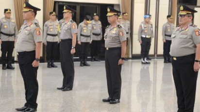 Empat Perwira Polri Naik Pangkat Setingkat Lebih Tinggi, Siapa Saja?