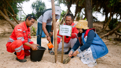 Dukung Indonesia Capai Net Zero Emission 2060, Pertamina Patra Niaga Jatimbalinus Tanam 11 Ribu Lebih Bibit Pohon