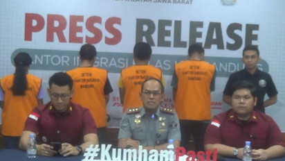 Empat Warga Negara Timor Leste Diamankan Petugas Imigrasi Bandung, lantaran Tidak Memiliki Dokumen Paspor Resmi