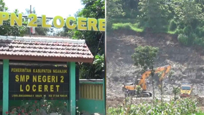 Guru dan Murid SMPN 2 Keluhkan Suara Bising Penambangan Galian C di Loceret Nganjuk