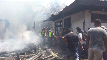 Kebakaran Hebat Hanguskan Kantor Dinas Perkebunan Aceh dan Dua Unit Rumah 