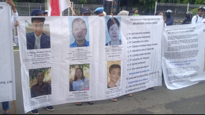 Massa Demontrasi Gruduk Bawas Mahkamah Agung, Desak Bongkar Skandal Tambang Terbesar di Indonesia