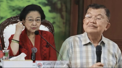 Ditanya Jadwal Bertemu, JK Klaim Selalu Bertemu Megawati di Hati