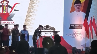 Hadiri Muktamar IMM di Palembang, Jokowi Ingatkan Pemerintahan Baru Harus Hati-hati Mengelola Negara