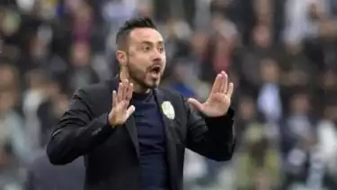 Pelatih Brighton & Hove Albion, Roberto De Zerbi.